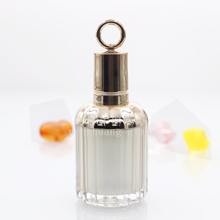 15ml多棱面雙層亞克力優(yōu)質(zhì)高檔甲油膠瓶  美甲甲油膠瓶