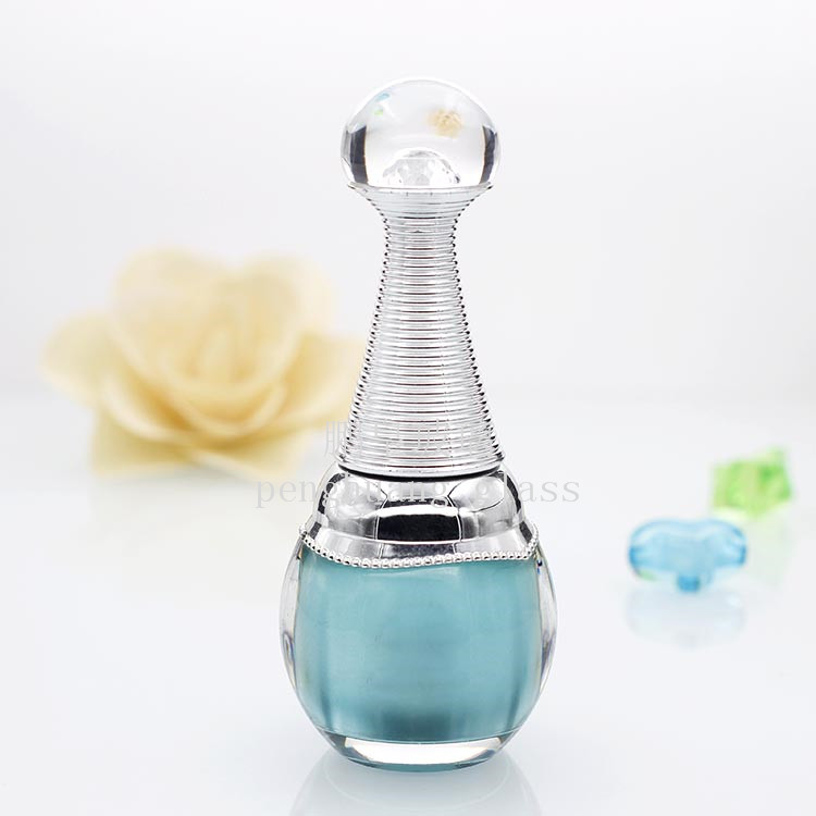 15ml圓形雙層亞克力優質高檔甲油膠瓶  美甲甲油膠瓶