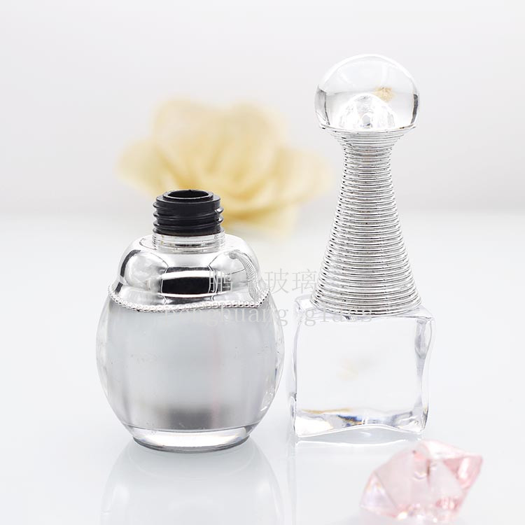 15ml圓形雙層亞克力優(yōu)質(zhì)甲油膠瓶，高檔甲油膠瓶   美甲甲油膠瓶