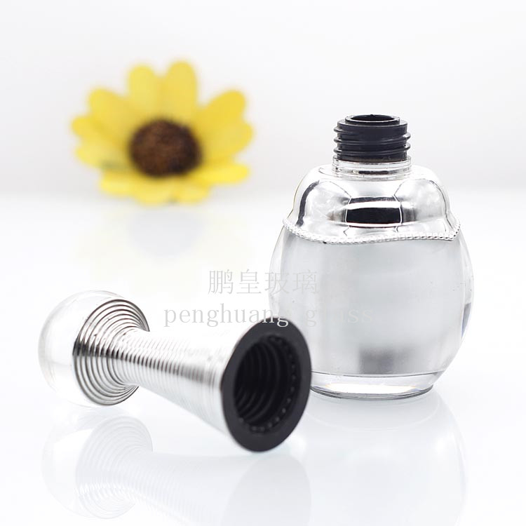 15ml圓形雙層亞克力優(yōu)質(zhì)甲油膠瓶，高檔甲油膠瓶   美甲甲油膠瓶