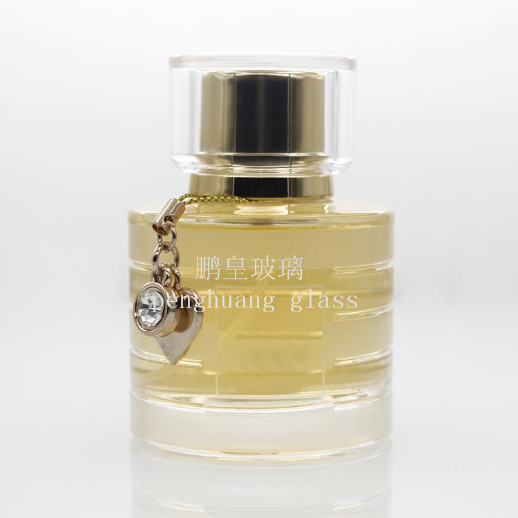 50ml圓柱形隔條香水瓶配亞克力蓋子