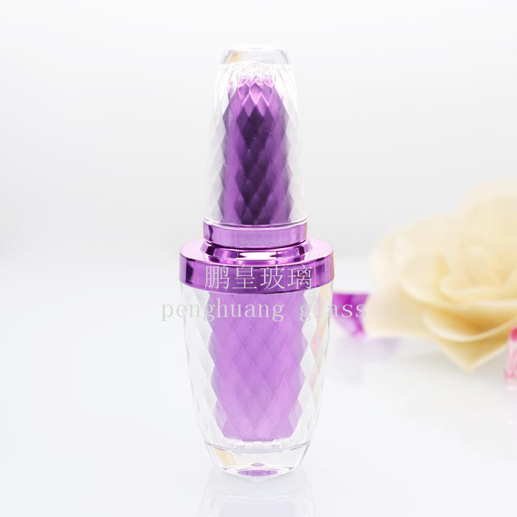 15ml多棱面雙層亞克力優質甲油膠瓶  高檔甲油膠瓶