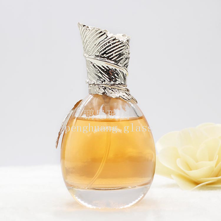 50ml 羽毛旋轉(zhuǎn)蓋子球型香水瓶