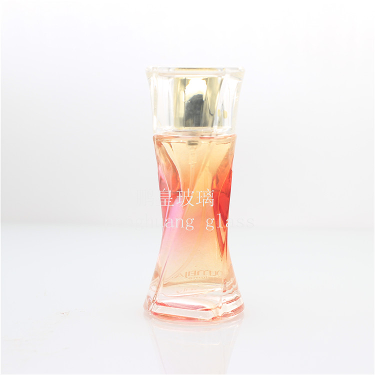 35ml 50ml 旋鈕型 新款香水瓶 配高檔亞克力雙蓋