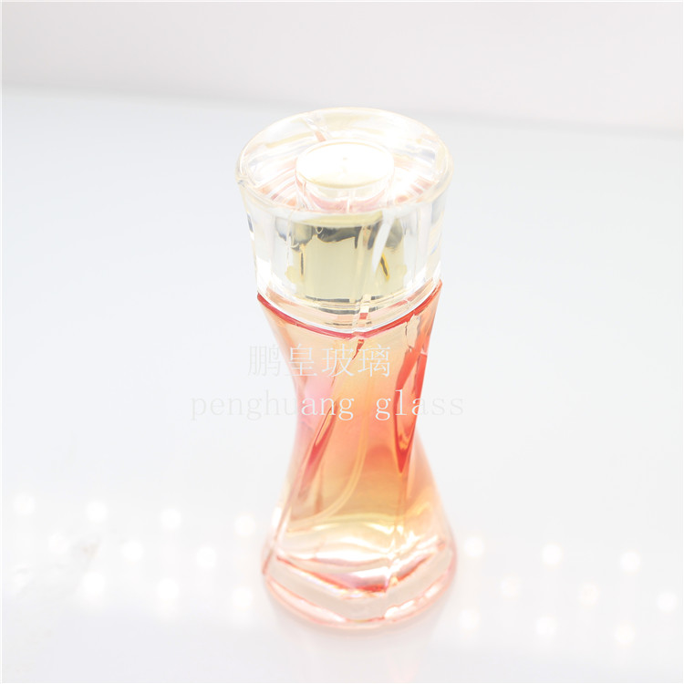 35ml 50ml 旋鈕型 新款香水瓶 配高檔亞克力雙蓋