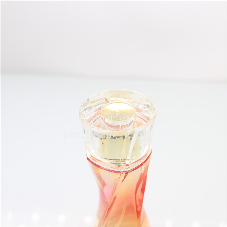 35ml 50ml 旋鈕型 新款香水瓶 配高檔亞克力雙蓋