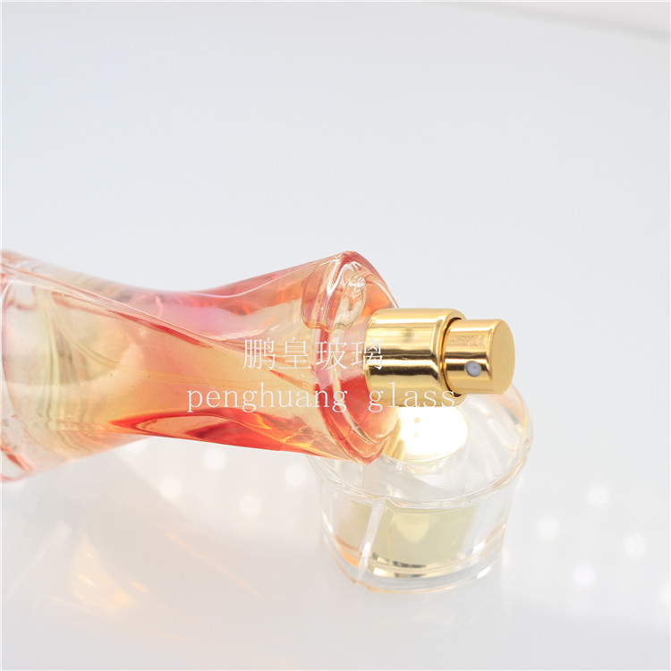 35ml 50ml 旋鈕型 新款香水瓶 配高檔亞克力雙蓋