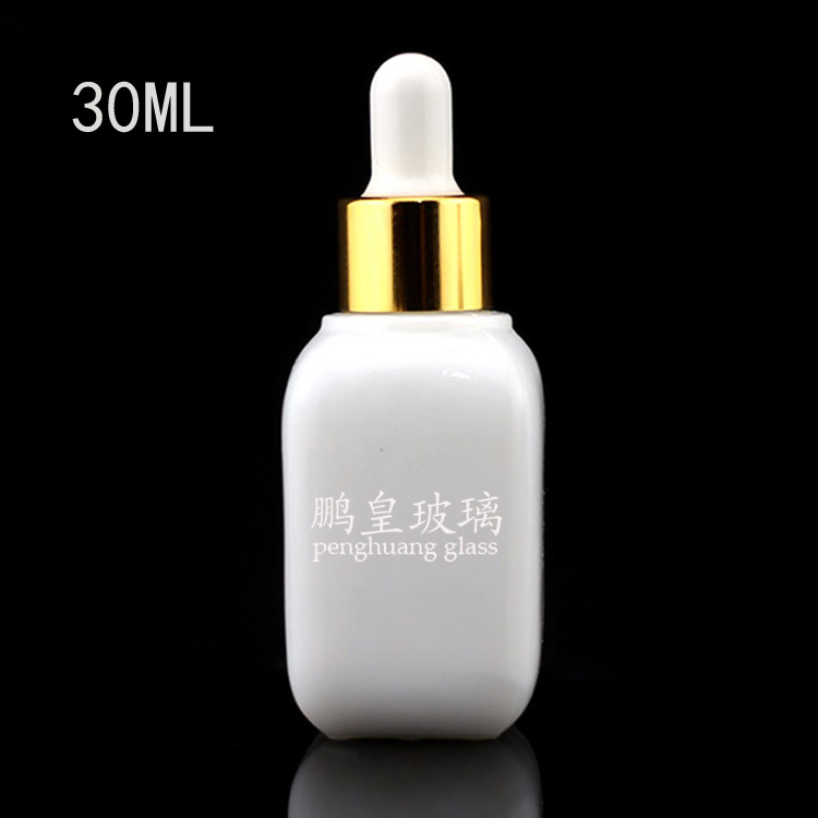30ml白瓷方形精油瓶