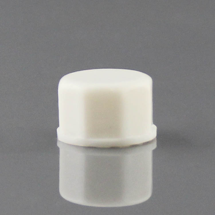 13口徑白色八面塑料蓋