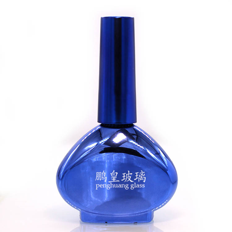 N-237藍色電鍍甲油膠瓶
