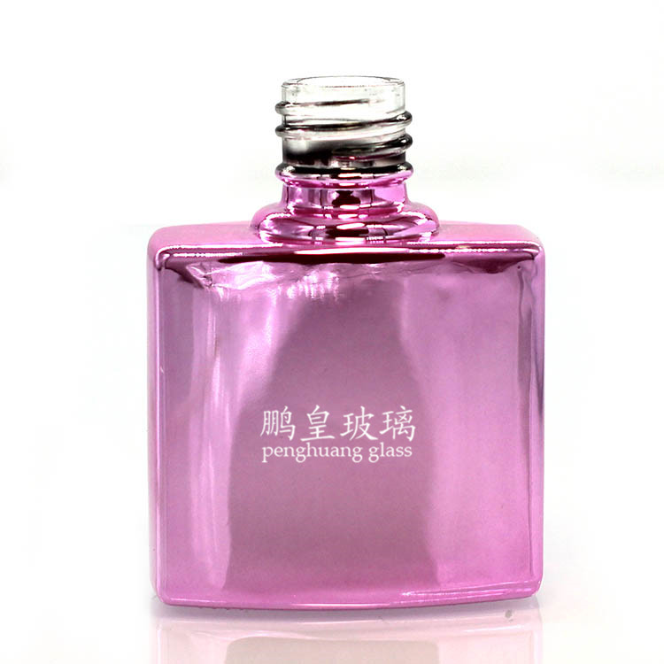 N-294粉色電鍍甲油膠瓶