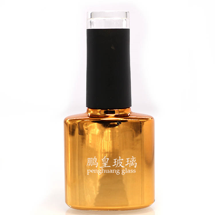 N-294金色電鍍甲油膠瓶