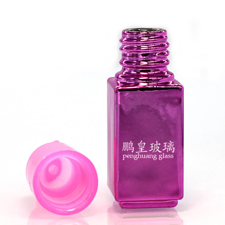 N-97粉色電鍍甲油膠瓶