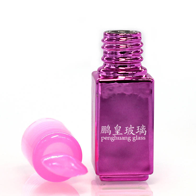 N-97粉色電鍍甲油膠瓶