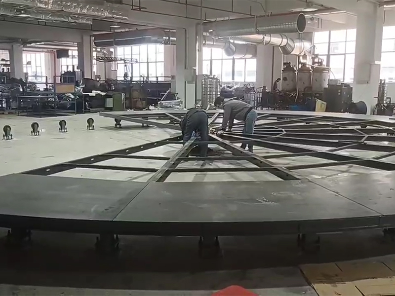 自结皮家具办公椅扶手圆盘生产线 自结皮家具办公椅扶手圆盘生产线