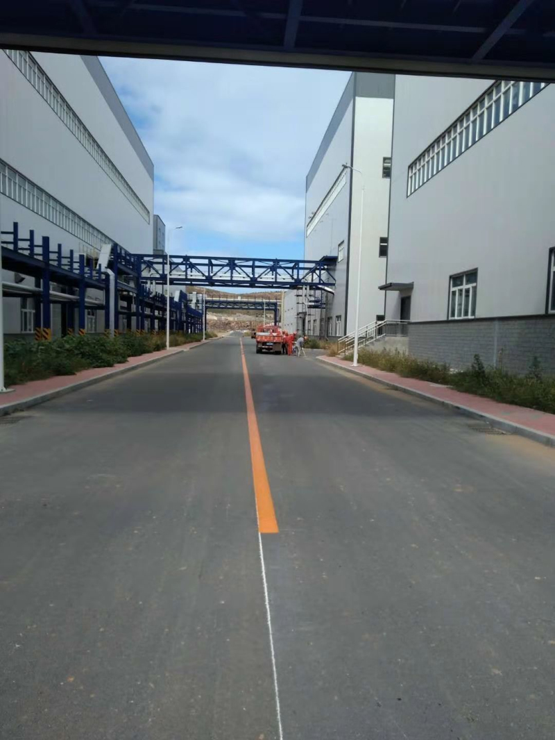 道路划线施工