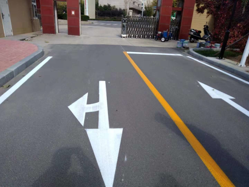 道路划线施工