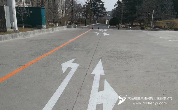 大连道路划线