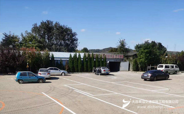 大连开发区道路划线