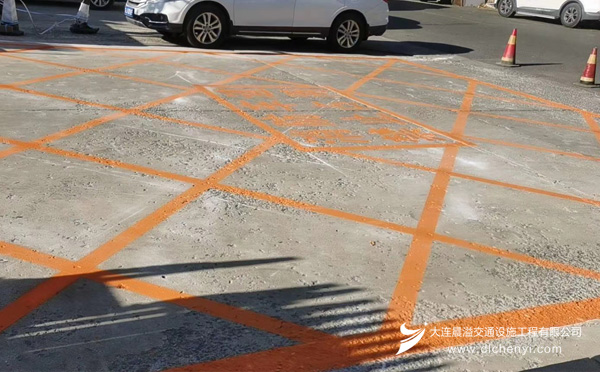 大连开发区道路划线