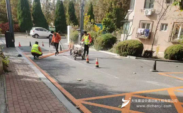 大连道路划线
