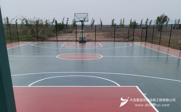 大连篮球场场地划线