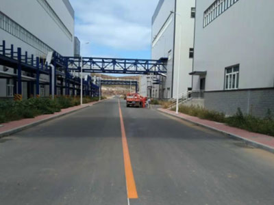 道路划线施工
