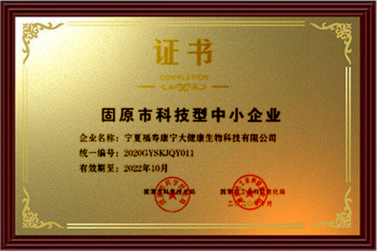 固原市科技型中小企业