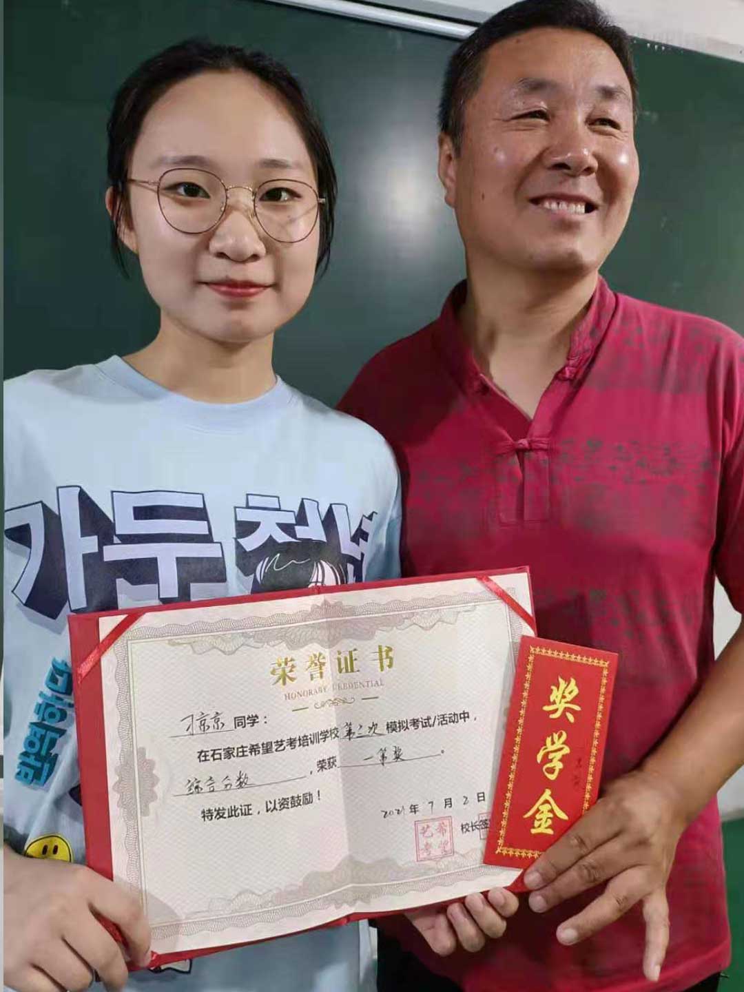 肯定成果奖励