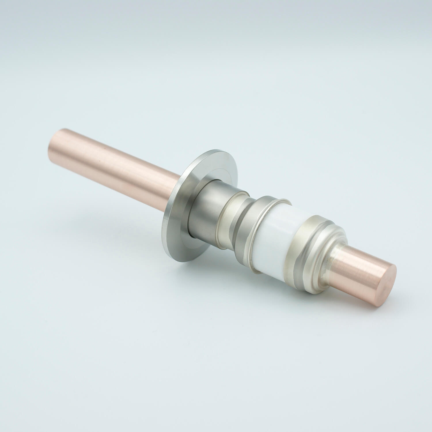 电源馈通，8000 伏，800 安培，1 针，0.75“ 铜导体，2.16” QF / KF 法兰