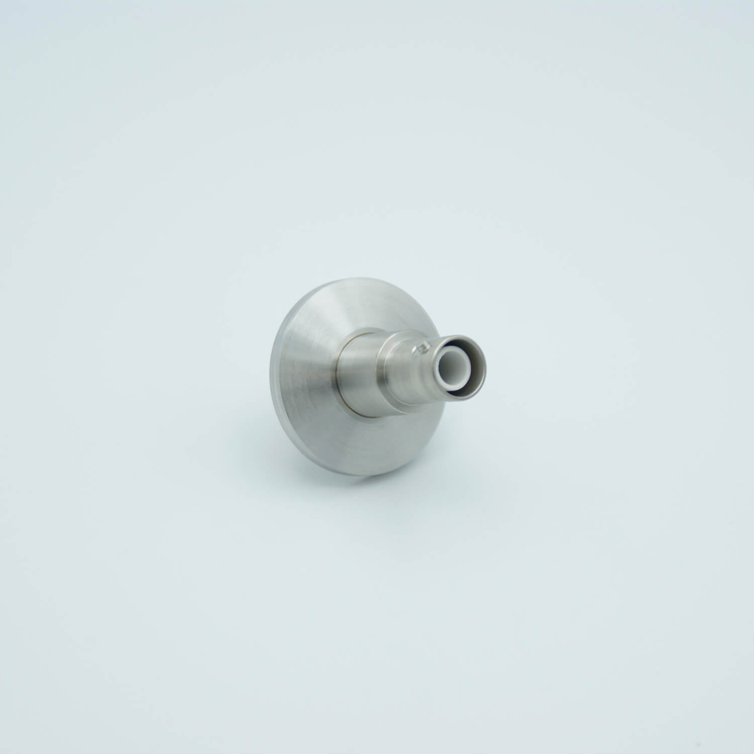SHV-5 同轴馈通件，1 针，接地屏蔽，裸露绝缘体，1.18“ QF / KF 法兰