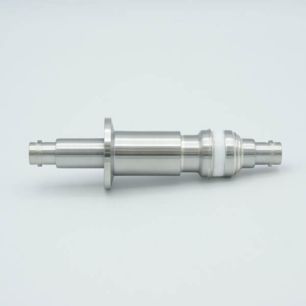 BNC 同轴馈通件，1 针，浮动屏蔽，双端，1.18“ QF / KF 法兰