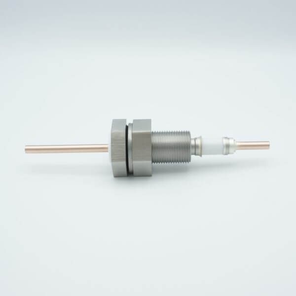 电源馈通，12000 伏，180 安培，1 针，0.25“ 铜导体，1.0” 底板螺栓