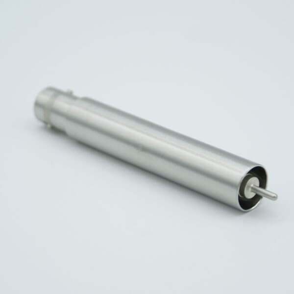SHV-20 同轴馈通件，1 针，接地屏蔽，0.62“ 直径 SS 焊接适配器