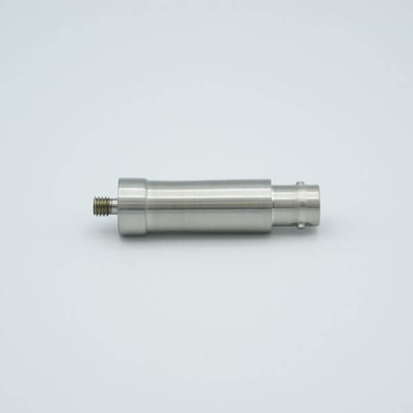 BNC-Microdot 晶体传感器馈通件，1 针，接地屏蔽，0.528“ 直径 SS 焊接适配器