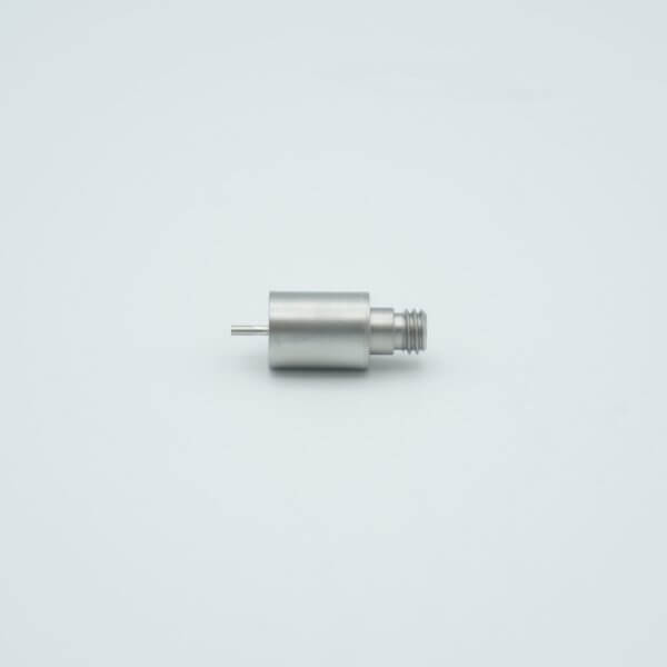 Microdot 同轴馈通件，1 针，接地屏蔽，0.308“ 直径 SS 焊接适配器