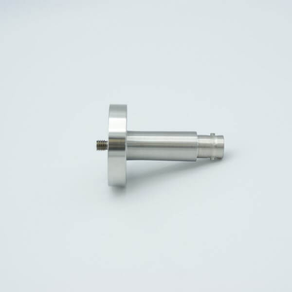 BNC-Microdot 晶体传感器馈通件，1 针，接地屏蔽，1.33“ 扁平法兰