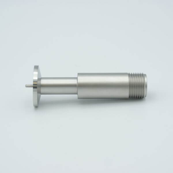 SHV-B（可烘烤）同轴馈通件，1 针，接地屏蔽，1.18“ QF / KF 法兰