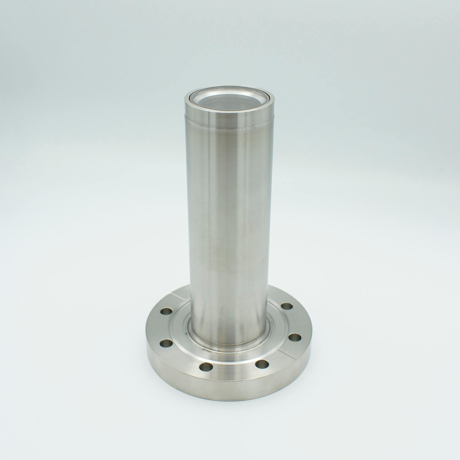UV 级熔融石英视口，可重入设计，3.50“ 真空长度，1.40” 视图直径，4.50“ 扁平法兰
