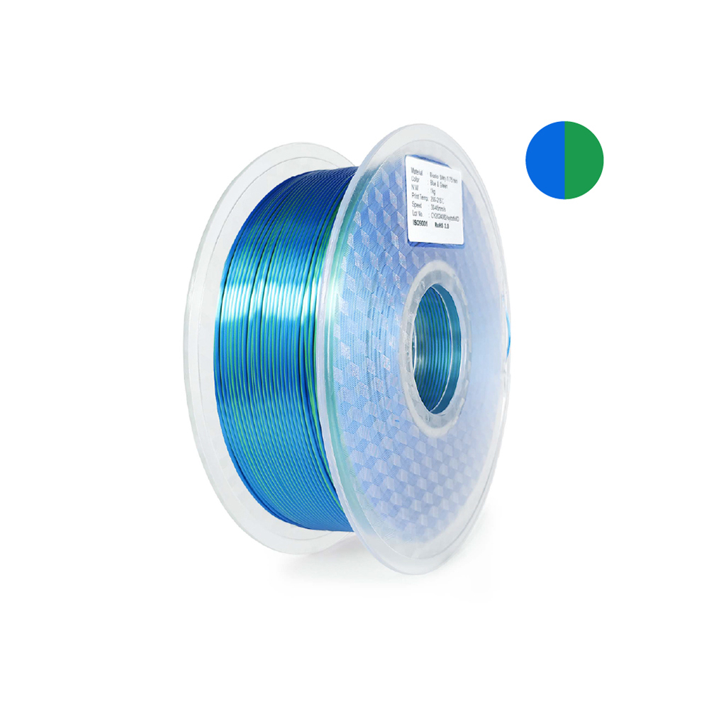 Bicolor Silky（Blue + Green）