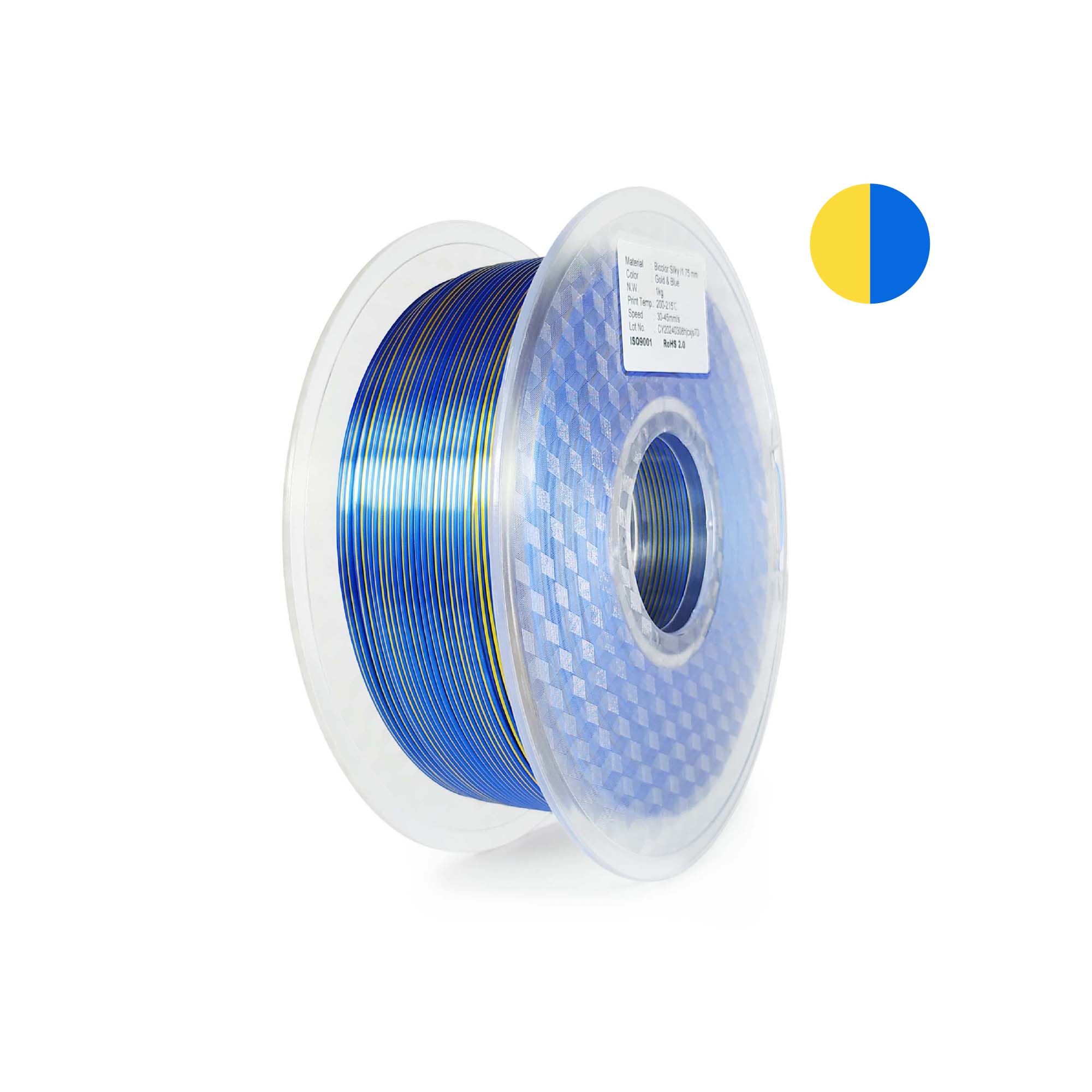 Bicolor Silky（Gold+Blue）