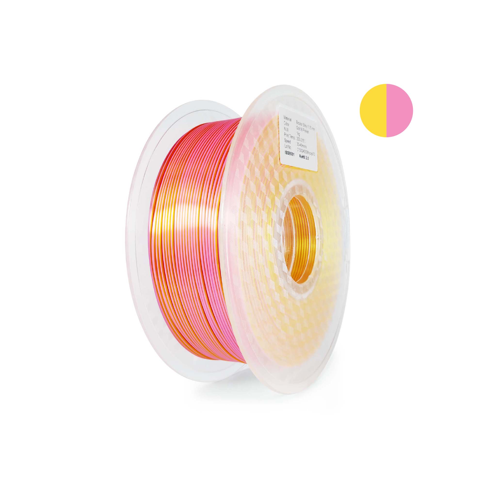 Bicolor Silky（Gold+Pinkish）