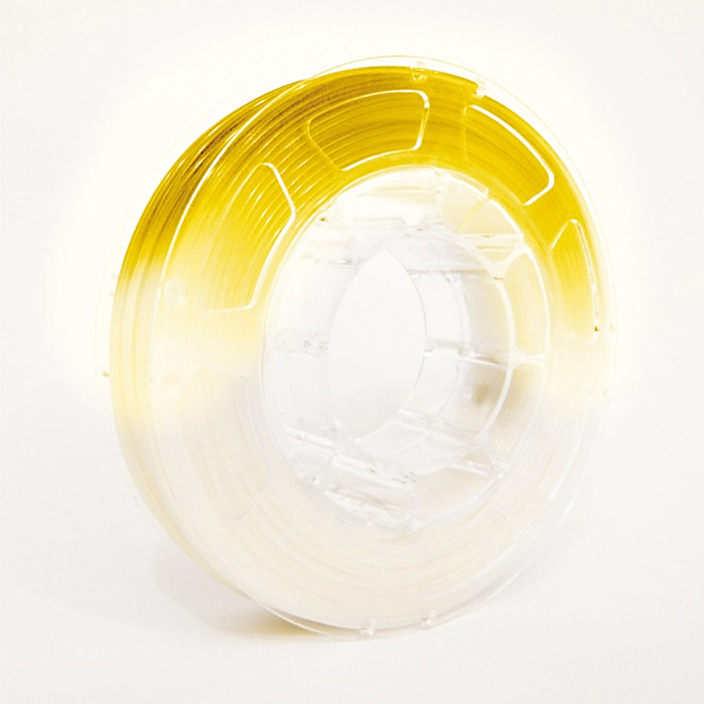 PLA Temperature Change Yellow To White