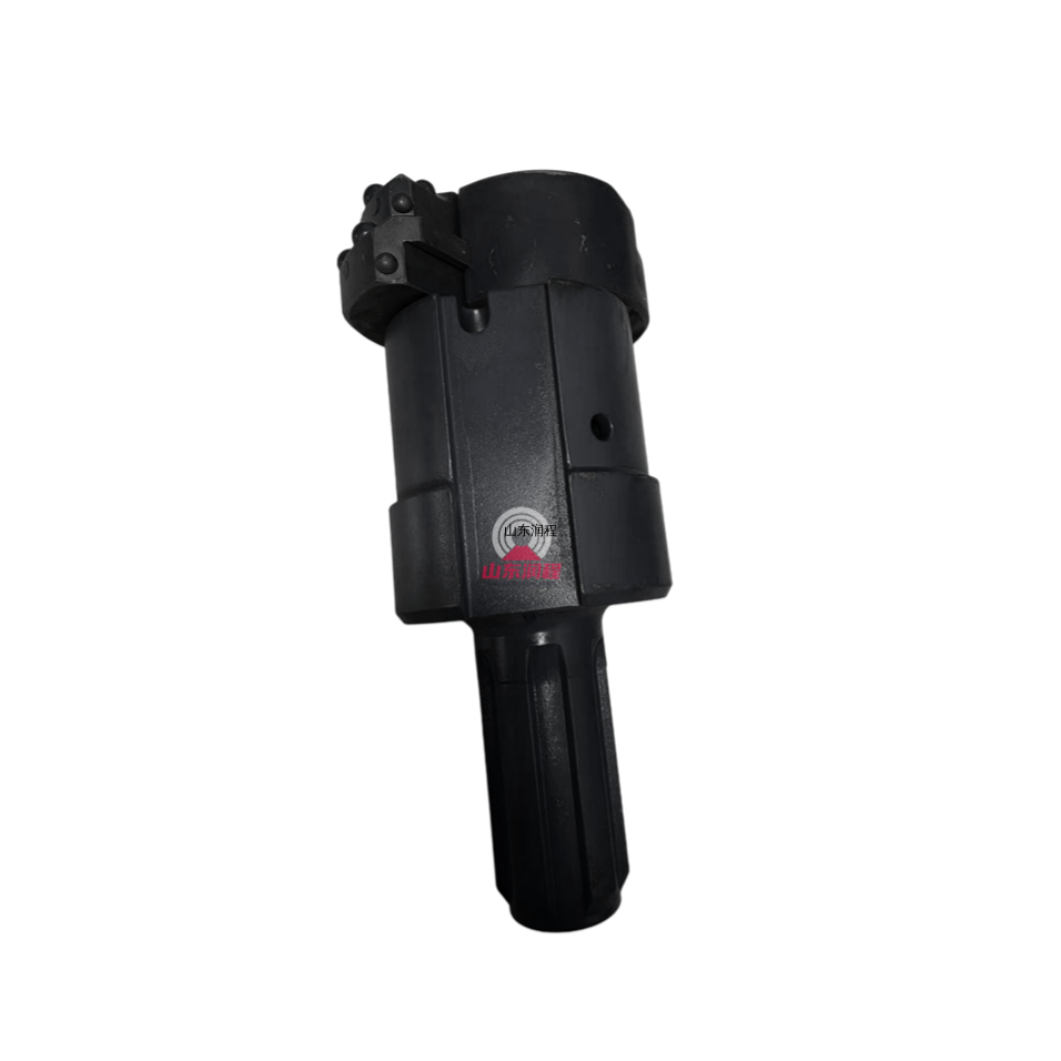 168两翼甩块偏心跟管钻具