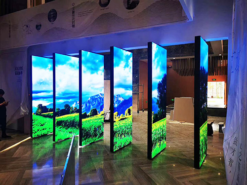 展厅机械滑轨屏案例展示