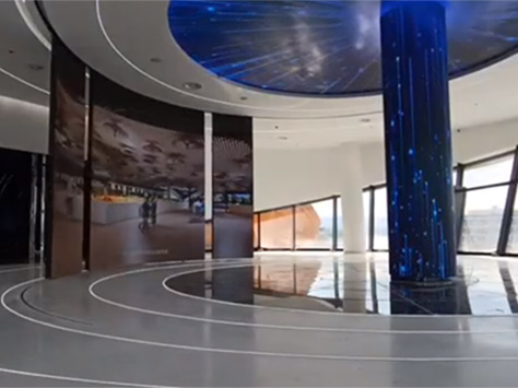 北京LED互动滑轨屏案例展示