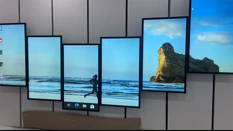 液晶滑轨屏