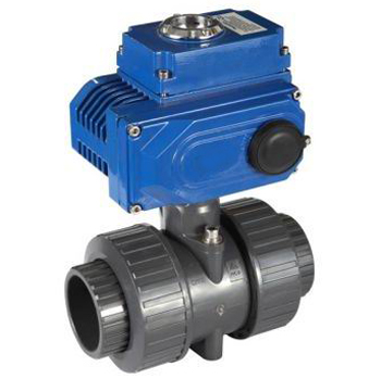 UPVC电动球阀-塑料球阀-PVC-ZDJQ