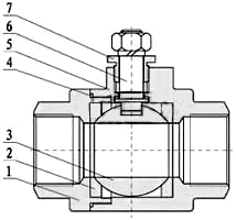 电动内螺纹球阀_二片式(阀体)