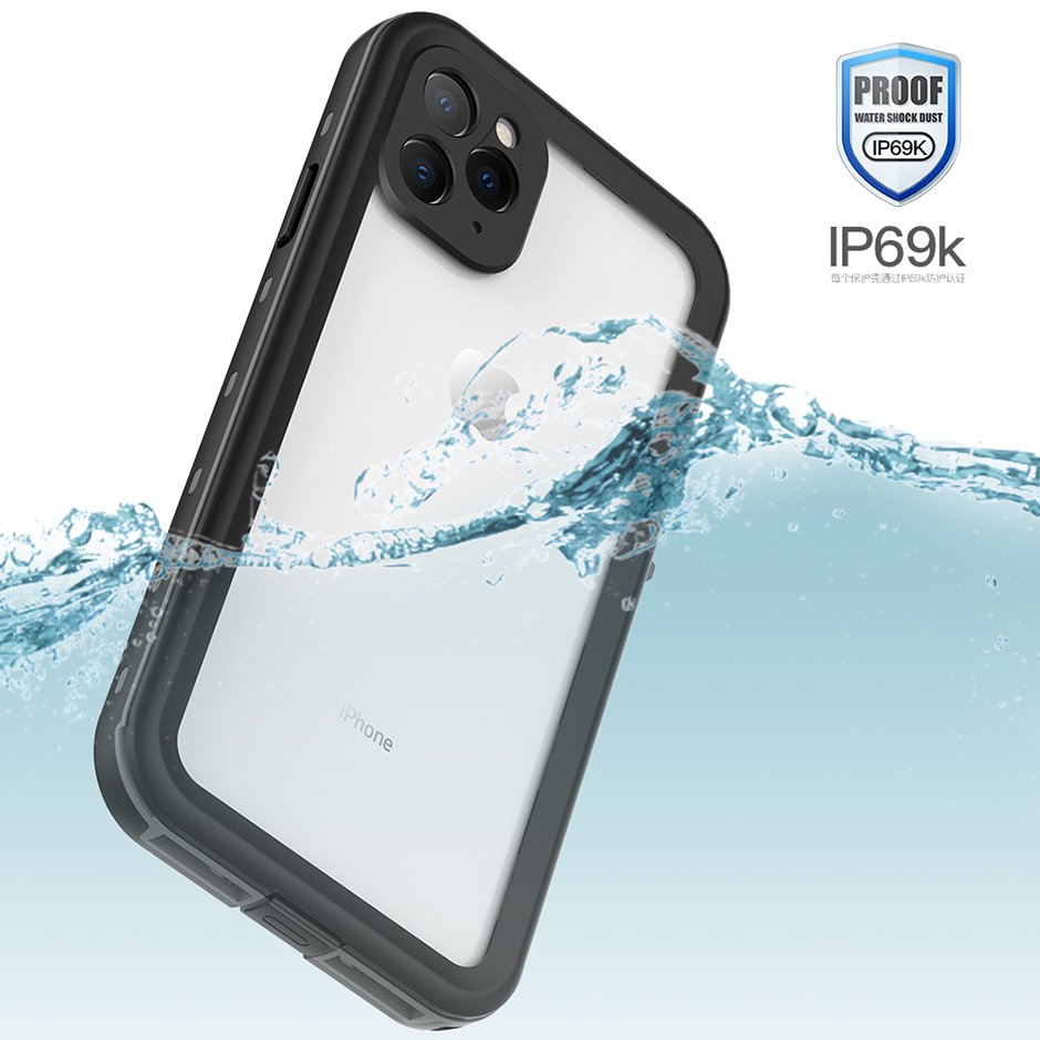 小圆点系列2019新款苹果iPhone11 Pro透明后盖防水防摔四防保护套